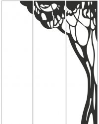 Пескоструйный рисунок Дерево 341